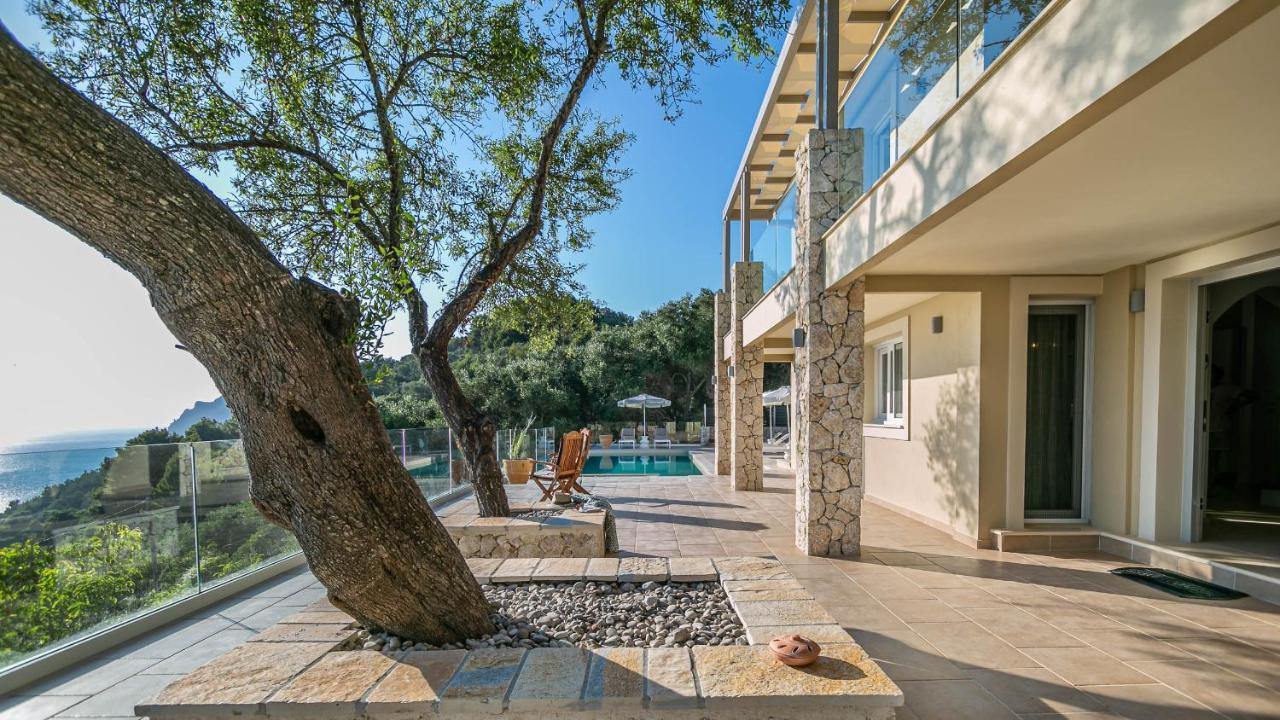 Ocean View Luxury Villa Ethra Kontogialos Bagian luar foto