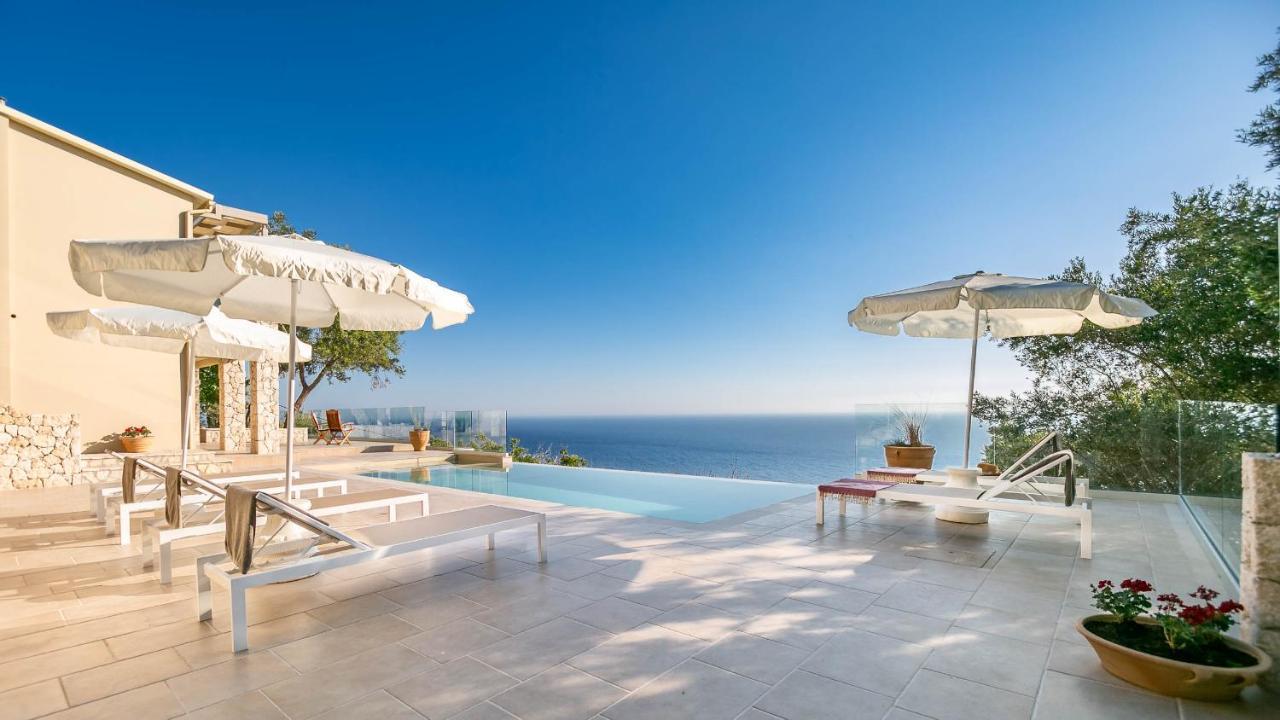 Ocean View Luxury Villa Ethra Kontogialos Bagian luar foto