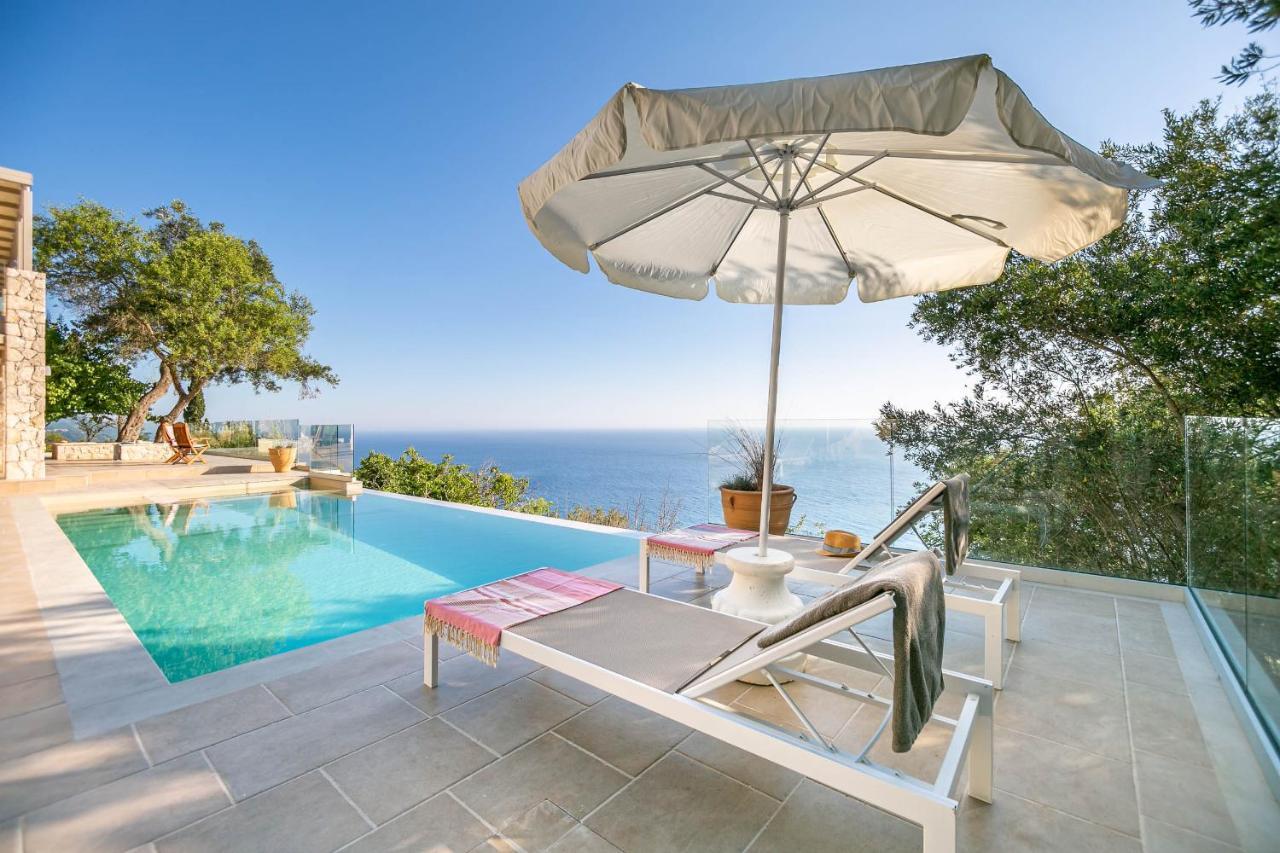 Ocean View Luxury Villa Ethra Kontogialos Bagian luar foto