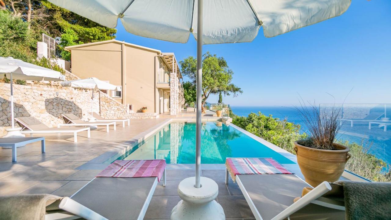Ocean View Luxury Villa Ethra Kontogialos Bagian luar foto