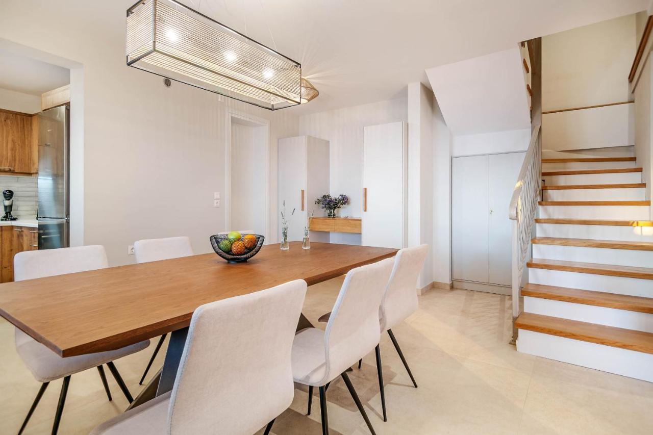 Ocean View Luxury Villa Ethra Kontogialos Bagian luar foto